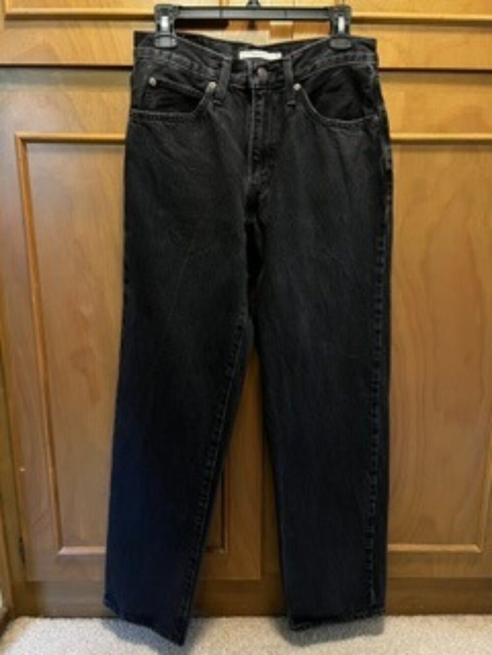 Women's Black Levi Jeans
